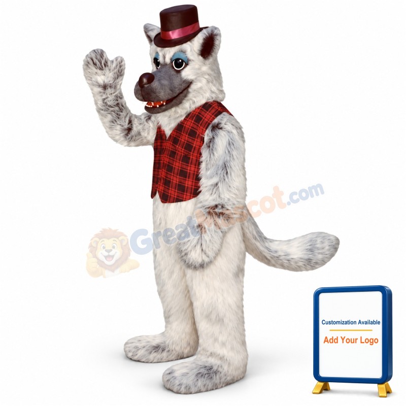 Bad Wolf w-Hat & Vest Lightweight Mascot Costume