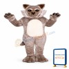 Timber Wolf Lightweight Mascot Costume