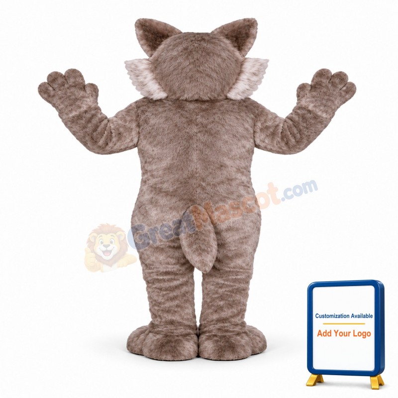 Timber Wolf Lightweight Mascot Costume