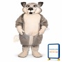 Charley Wolf Lightweight Mascot Costume