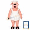Chef Oink w-Apron & Hat Lightweight Mascot Costume