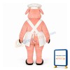 Chef Oink w-Apron & Hat Lightweight Mascot Costume