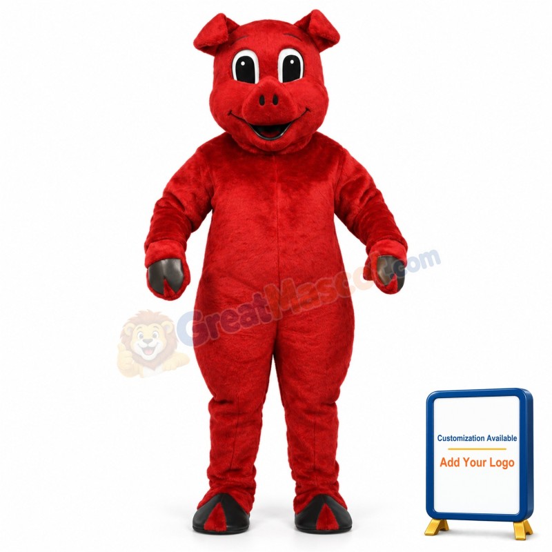 Ruddy Redpig Lightweight Mascot Costume