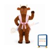 Heifer w-Apron Lightweight Mascot Costume