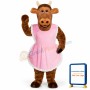 Heifer w-Apron Lightweight Mascot Costume