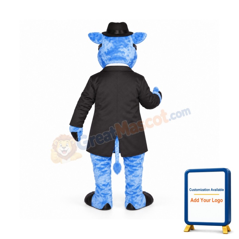 Blues Moo Lightweight Mascot Costume