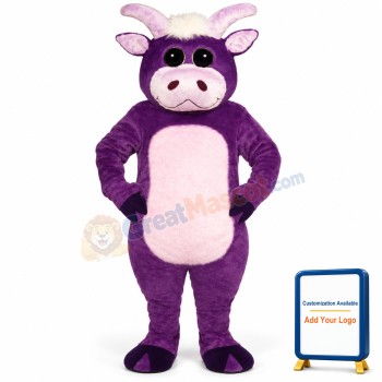 Purple Bull Lightweight Mascot Costume