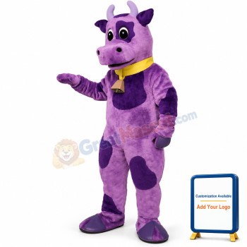 Ms.Violet w-Bell Collar Lightweight Mascot Costume