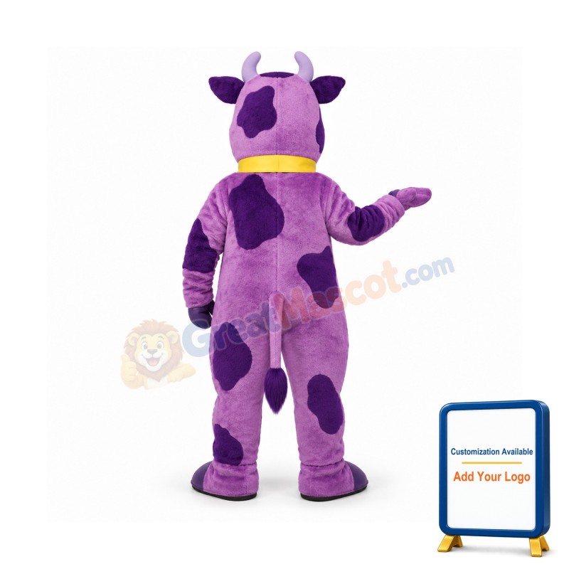 Ms.Violet w-Bell Collar Lightweight Mascot Costume