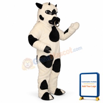 Meadow Cow with Nose Ring Lightweight Mascot Costume