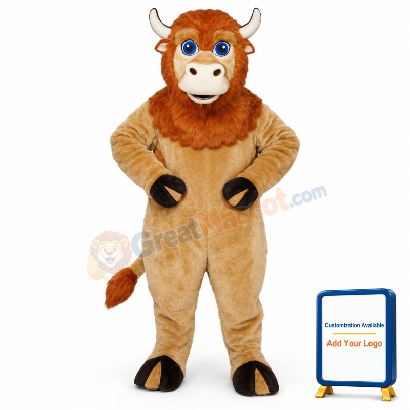 Baby Buffalo Lightweight Mascot Costume