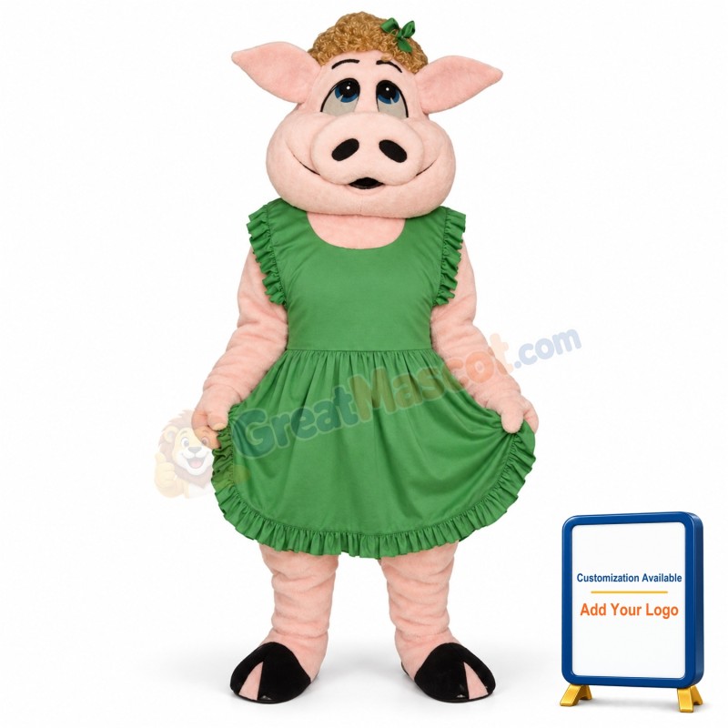 Hilda Hog Lightweight Mascot Costume