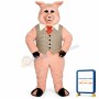 Pierre Pig w-vest Lightweight Mascot Costume