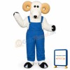 Ronnie Ram w-Overalls Lightweight Mascot Costume