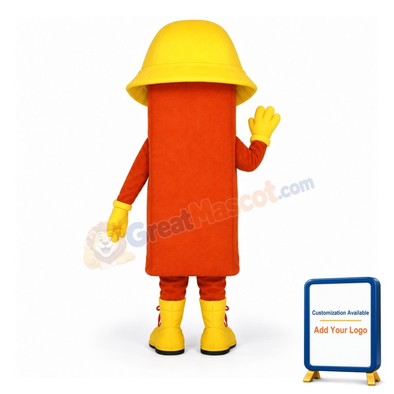 Constuction Brick Lightweight Mascot Costume