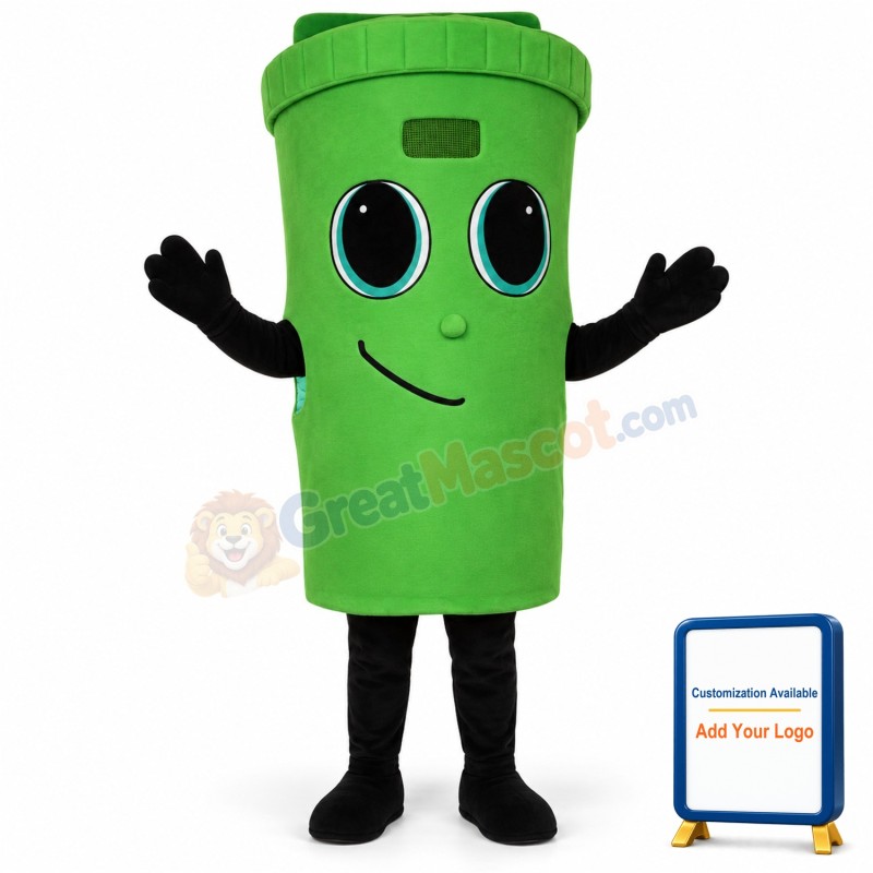 Boy Recycle Can Lightweight Mascot Costume