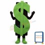 Dollar Sign Lightweight Mascot Costume