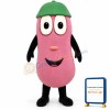 Jelly Bean w-Beanie Lightweight Mascot Costume