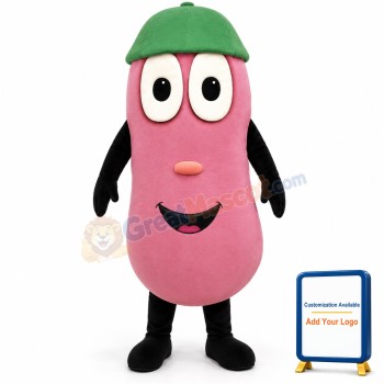 Jelly Bean w-Beanie Lightweight Mascot Costume
