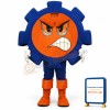 Clovis Cog Lightweight Mascot Costume