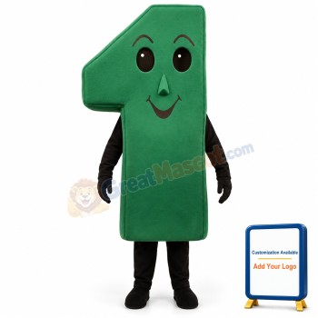 Number One Lightweight Mascot Costume
