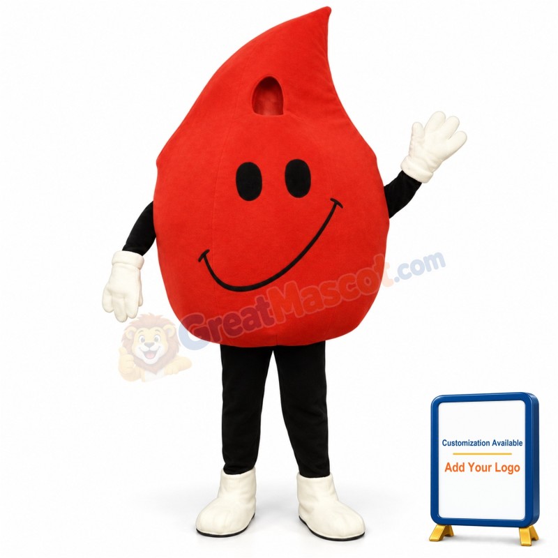 Ketchup Drop Lightweight Mascot Costume