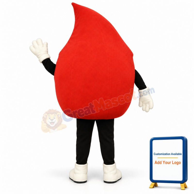 Ketchup Drop Lightweight Mascot Costume