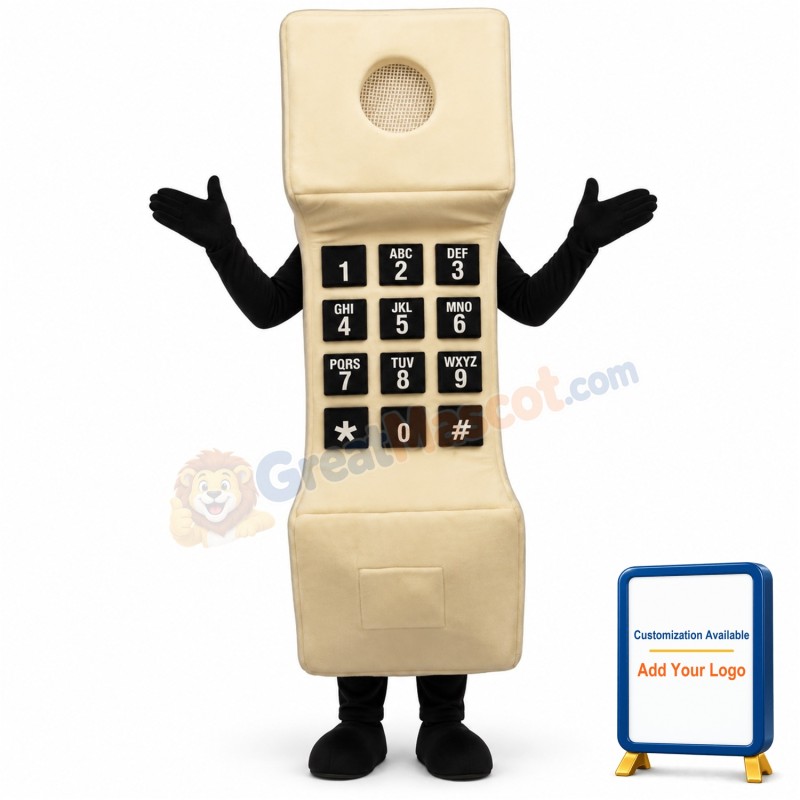 Phony Phone Lightweight Mascot Costume