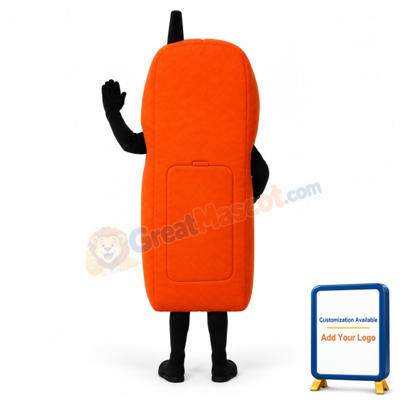 Red Cell Phone Lightweight Mascot Costume