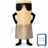 Burrito w-Sunglasses Lightweight Mascot Costume