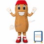 Home Run Peanut w-Hat & Shoes Lightweight Mascot Costume
