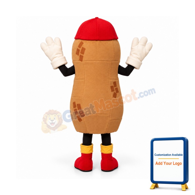 Umpire Peanut w-Hat & Shoes Lightweight Mascot Costume