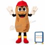 Umpire Peanut w-Hat & Shoes Lightweight Mascot Costume