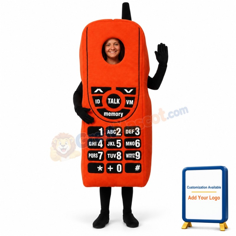 New Cell Phone Lightweight Mascot Costume