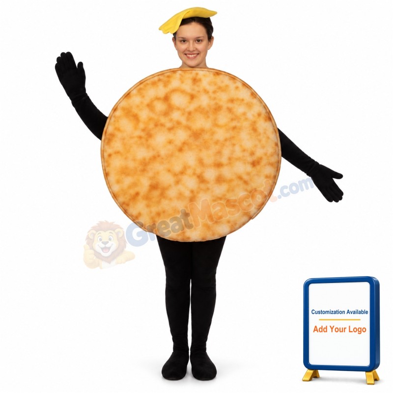 English Muffin Lightweight Mascot Costume