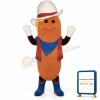 Western Corn Dog Lightweight Mascot Costume