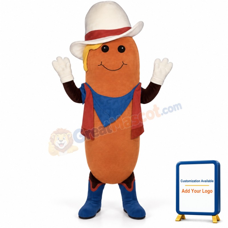 Western Corn Dog Lightweight Mascot Costume