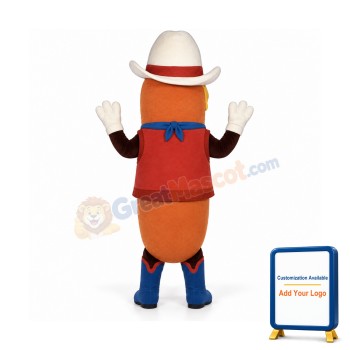 Western Corn Dog Lightweight Mascot Costume