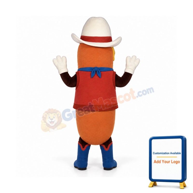 Western Corn Dog Lightweight Mascot Costume