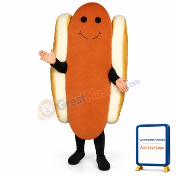 Dog with Bun Lightweight Mascot Costume