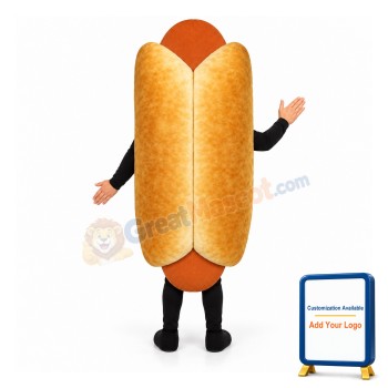 Dog with Bun Lightweight Mascot Costume