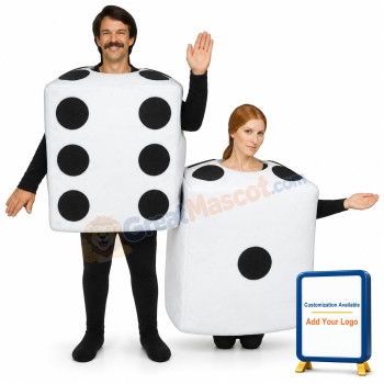 Dice Lightweight Mascot Costume