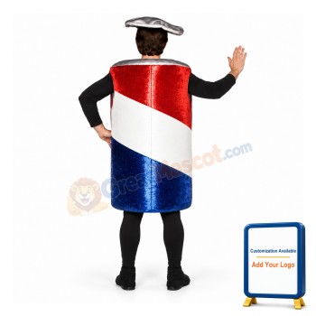 Cola Can Lightweight Mascot Costume