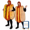 Hot Dog w-Relish Lightweight Mascot Costume