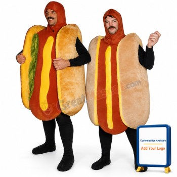 Hot Dog w-Relish Lightweight Mascot Costume