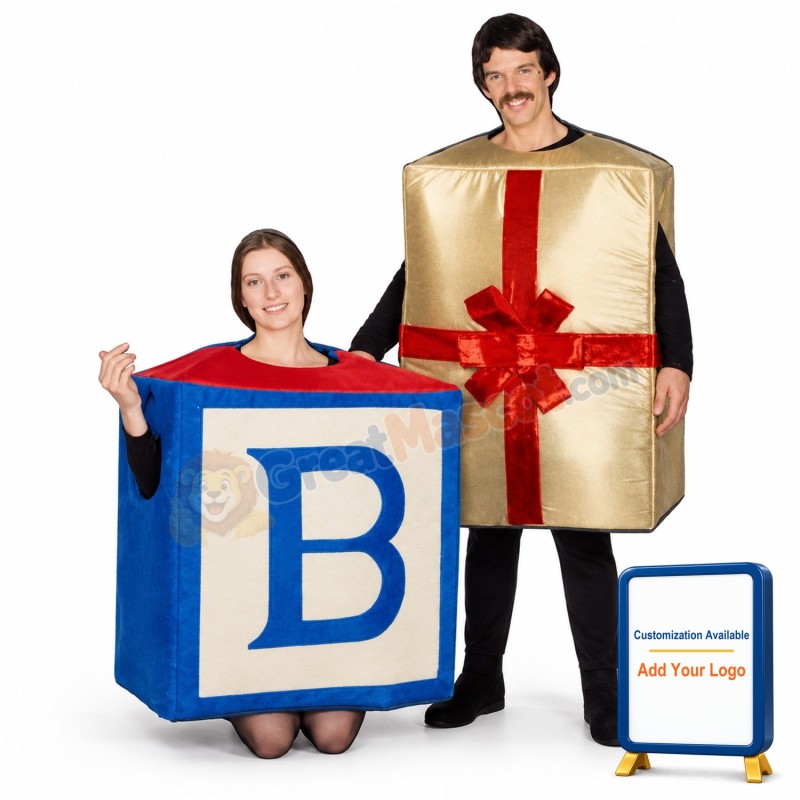 Alphabet Block Lightweight Mascot Costume