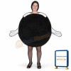 Brown & White Cookie Lightweight Mascot Costume