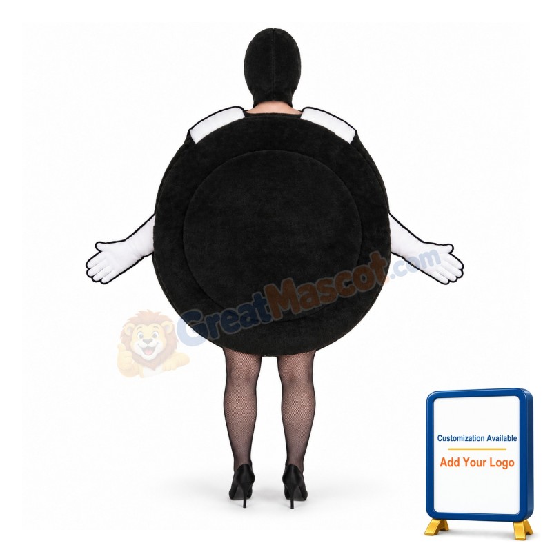 Brown & White Cookie Lightweight Mascot Costume