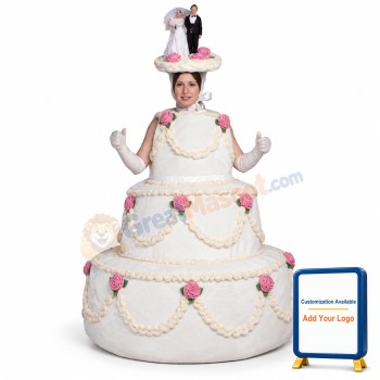 Three Layer Cake Lightweight Mascot Costume