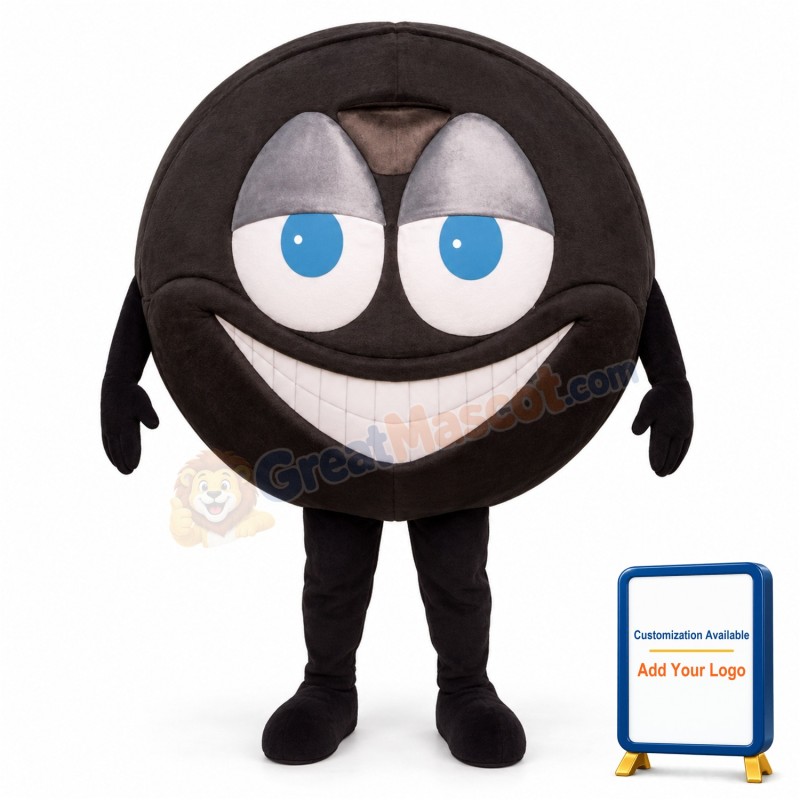 Hockey Puck Lightweight Mascot Costume